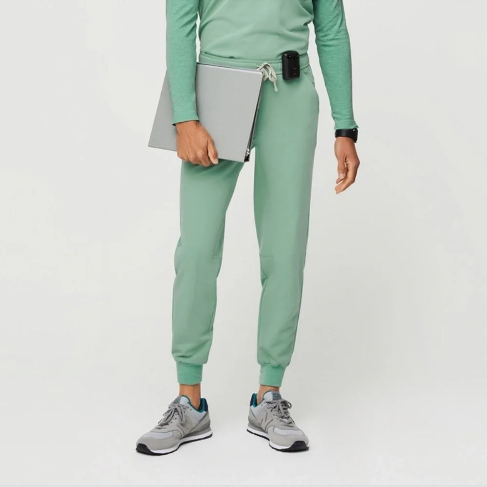FIGS Tansen Jogger Scrub Pants Jade Small Green Seafoam Mint Doctor Nurse